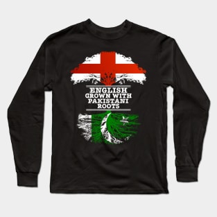 English Grown With Pakistani Roots - Gift for Pakistani With Roots From Pakistan Long Sleeve T-Shirt